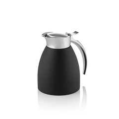 Was Germany Isolierkanne, 0,3 ltr., Ø 10,5 cm, Höhe 13,5 cm, schwarz, Chromnickelstahl 18/8