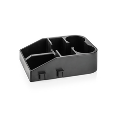 Was Germany Servicestation, 33,5 x 27,5 x 10 cm, schwarz, Chromnickelstahl, Polypropylen