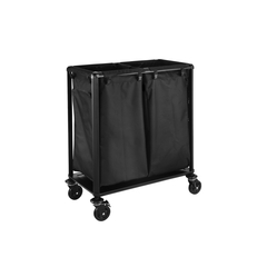 Was Germany Wäschewagen Double, 115 x 54 x 87 cm, Stahl, ABS Kunststoff, Polyesterfaserstoff