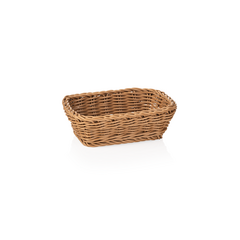 Weaver Pro Korb Tischkörbe, 19 x 13 x 6 cm, beige, Polypropylen