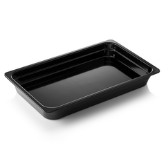 Was Germany GN Behälter GN 65 BLACK 1/1-065 mm, schwarz, Melamin