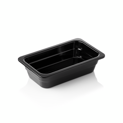 Was Germany GN Behälter GN 65 BLACK 1/4-065 mm, schwarz, Melamin