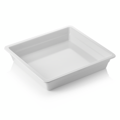 Was Germany GN Behälter GN 65 WHITE 2/3-065 mm, weiß, Melamin