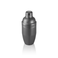 Nocturn Shaker Classic, 0,5 ltr., Ø 8,5 cm, gun metal, Chromnickelstahl 18/8