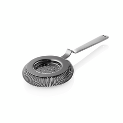 Nocturn Barsieb mit Feder, Ø 8,5 cm, 20,5 cm, gun metal, Chromnickelstahl 18/8