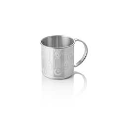 Nocturn Moscow Mule Tattoo, 0,45 ltr., Ø 9 cm, Höhe 9 cm, silber, Chromnickelstahl 18/8