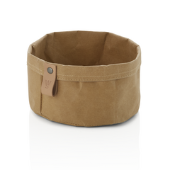 Was Germany Brottasche CRAFT & CRUMBLE, Ø 17 cm, Höhe 11 cm, khaki, Kraft Paper