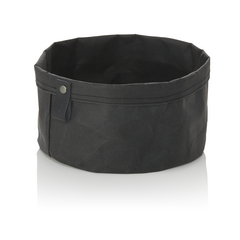 Was Germany Brottasche CRAFT & CRUMBLE, Ø 20 cm, Höhe 13 cm, schwarz, Kraft Paper