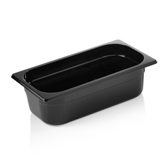 Was Germany GN Behälter GN 96 BLACK 1/3-100 mm, schwarz, Polycarbonat