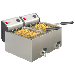 Neumärker Elektro-Fritteuse 2x 8 Liter 