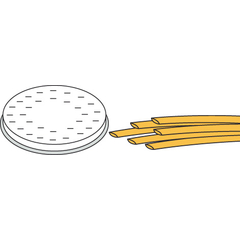 Neumärker Pasta-Scheibe Ø 57 mm Tagliolini für Nudelmachine PF25E/PF40E 