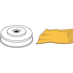 Neumärker Pasta-Scheibe Ø 57 mm Pasta Sfoglia für Nudelmachine PF25E/PF40E 