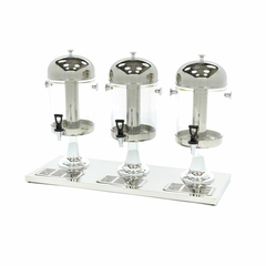 Maxima Gastro Getränkespender - 3 x 8 l - Zentralkühlrohr - funktioniert ohne Stromversorgung