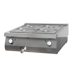 Maxima Gastro Heavy Duty Bain Marie - Doppeleinheit - 70 cm Tief - Elektrisch