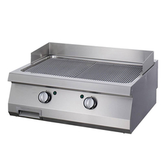 Maxima Gastro Heavy Duty Grillplatte - Gerillt - Doppeleinheit - 70 cm Tief - Elektrisch