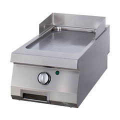 Maxima Gastro Heavy Duty Grillplatte - Glatte Chrom - Einzeleinheit - 70 cm Tief - Elektrisch