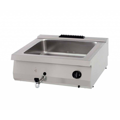 Maxima Gastro Heavy Duty Bain Marie - Doppeleinheit - 70 cm Tief - Gas