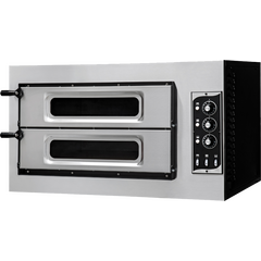 Prismafood Pizzaofen Bistro - 2 Kammern mit Sichtfenster