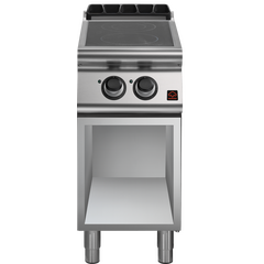 Prismafood Elektroherd Glaskeramik mit 2 Kochzonen