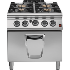 Prismafood Gasherd 4 Brenner mit Gasbackofen