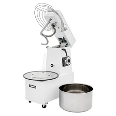 Prismafood Teigmaschine - Kesselvolumen: 16 Liter / 12 kg Teig - aufklappbares Rührwerk