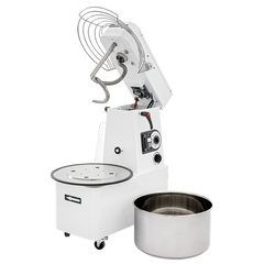 Prismafood Teigmaschine- stufenlos - aufklappbar - Kesselvolumen: 48 Liter / 42 kg Teig