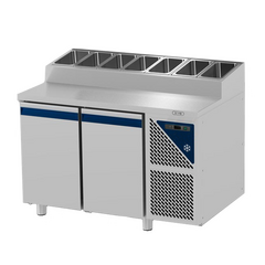 Prismafood Kühltisch 2 Türen ohne Edelstahlabdeckung Kapazität: 396 lt Temperatur: 0°C/+10°C