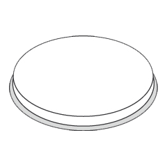 Prismafood Matrize zum Abdecken Ø 5,7 cm für MPF 2,5 und MPF 4