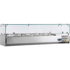 Prismafood Aufsatzvitrine 1200 Behälter: 5x1/4