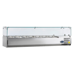 Prismafood Aufsatzvitrine 1500 Behälter: 7x1/4