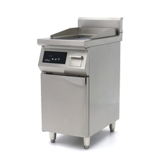 Maxima Gastro Induktions-Grillplatte 700 - Glatt - 5.000 W - Einzel - mit Untergestell