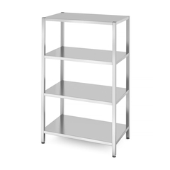 Hendi Lagerregal mit 4 Regalen – verschraubt, Kitchen Line, 1000x600x(H)1800mm