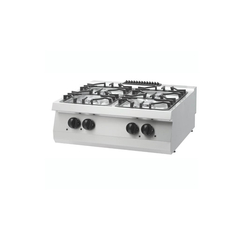 Maxima Gastro Heavy Duty Kochfeld - 4 Brenner - Doppeleinheit - 70 cm Tief - 24 kW - Gas
