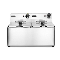 Hendi Fritteuse Kitchen Line - 2x8L, Kitchen Line, 16L, 230V/7000W, 542x430x(H)351mm