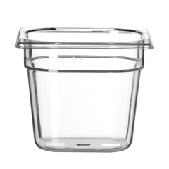 Hendi Gastronorm-Behälter 1/6, Profi Line, GN 1/6, 2,4L, Transparent, 176x162x(H)150mm