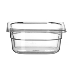 Hendi Gastronorm-Behälter 1/6, Profi Line, GN 1/6, 1L, Transparent, 176x162x(H)65mm