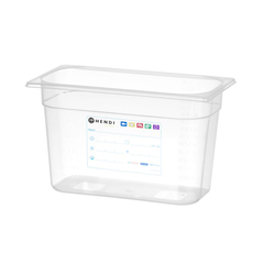 Hendi Gastronorm-Behälter 1/3, GN 1/3, 7,8L, Transparent, 325x176x(H)200mm