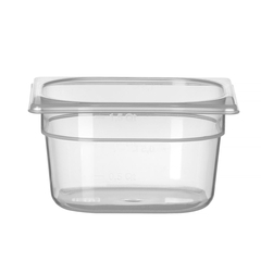 Hendi Gastronorm-Behälter 1/6, Profi Line, GN 1/6, 1,6L, Transparent, 176x162x(H)100mm