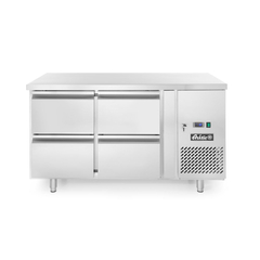 Arktic Kühltisch mit 4 Schubladen Profi Line 280L, Profi Line, 230V/250W, 1360x700x(H)858mm