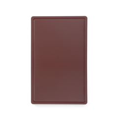 Hendi Schneidbretter HACCP Gastronorm 1/1, GN 1/1, Braun, 530x325mm