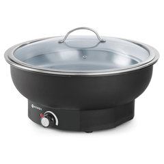 Hendi Chafing Dish Tesino, elektrisch, Kitchen Line, 6,8L, 230V/500W, ⌀405x(H)240mm