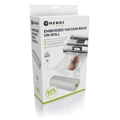Hendi Vakuum-Kochbeutel Rolle, geprägt - 2 Stk., 2 Stk., 6000x200mm