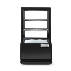 Arktic Aufsatz-Kühlvitrine 58 Liter, schwarz, 230V/170W, 452x406x(H)830mm