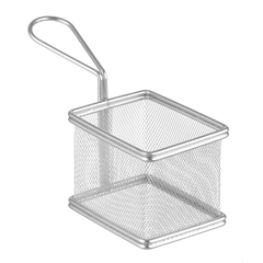 Hendi Miniatur-Snack-Frittierkörbe, 100x80x(H)75mm