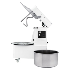 Hendi Spiralmischer mit steigendem Kopf und herausnehmbarer Schüssel., 88 kg/h, 32L, 400V/1100W, 431x740x(H)804mm