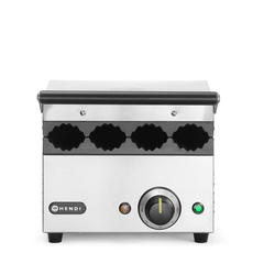 Hendi Kontaktgrill für Hot Dogs und Wraps, 220-240V/1800W, 385x285x(H)254mm