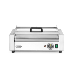 Hendi Rollengrill, 1-Zone mit Energiesparabdeckung, 9 Rollen, 230V/790W, 566x450x(H)259mm