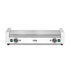 Hendi Rollengrill XL - 2 Zonen, 14 Rollen, Silber, 220-240V/2000W, 732x590x(H)168mm