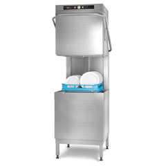 Hobart Ecomax Plus Haubenspülmaschine H615SW-10D mit integrierte Klarspüldosierpumpe und Enthärtung, Serie: Ecomax Plus, Variante: H615SW-10D