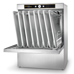 Hobart Ecomax Plus Geschirrspülmaschine F515LS-11D mit Klarspülpumpe und integrierte Enthärtung, Reinigerdosier- und Ablaufpumpe, Serie: Ecomax Plus, Variante: F515LS-11D